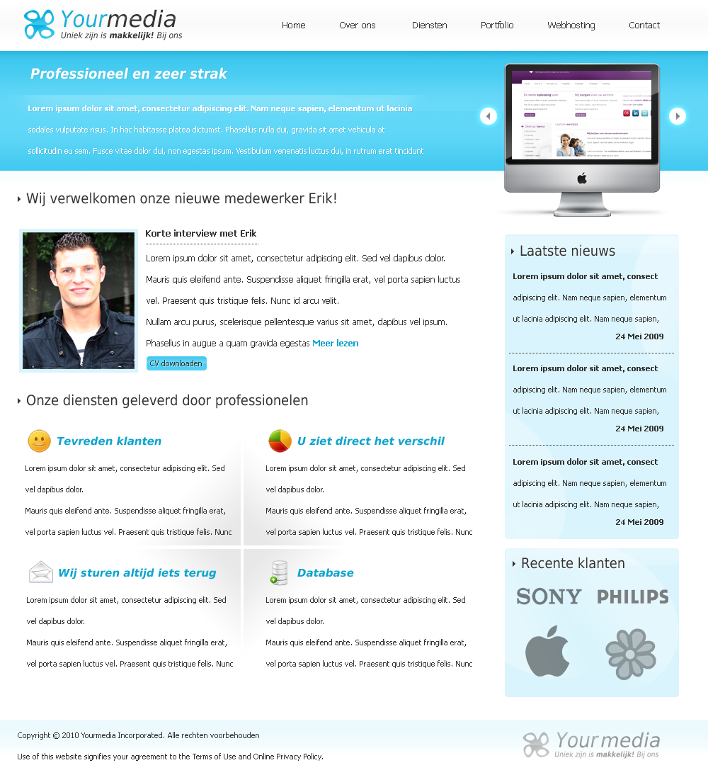 Zakelijke layout-design-png
