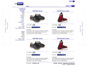 Nette, frisse webshop layout-webshopdesign-png