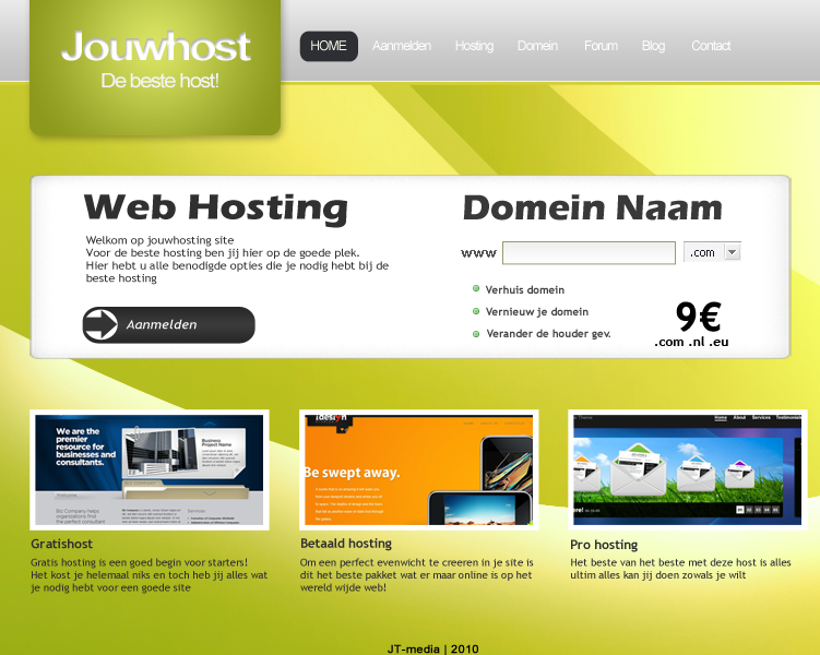 Hosting psd template-hosting-lay-bmp