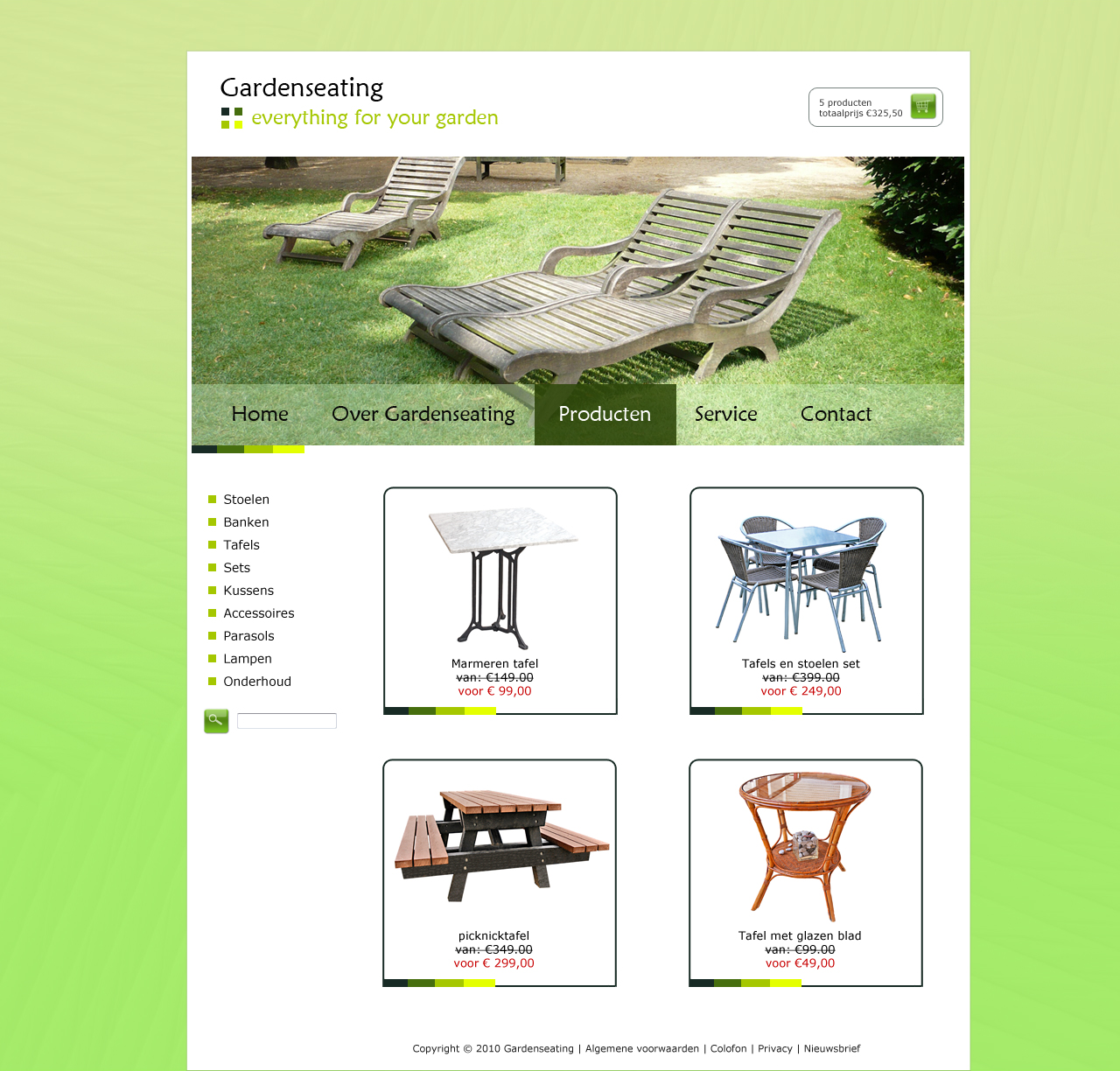 Professionele webshop layout - tuinmeubelen-gardenseating-jpg