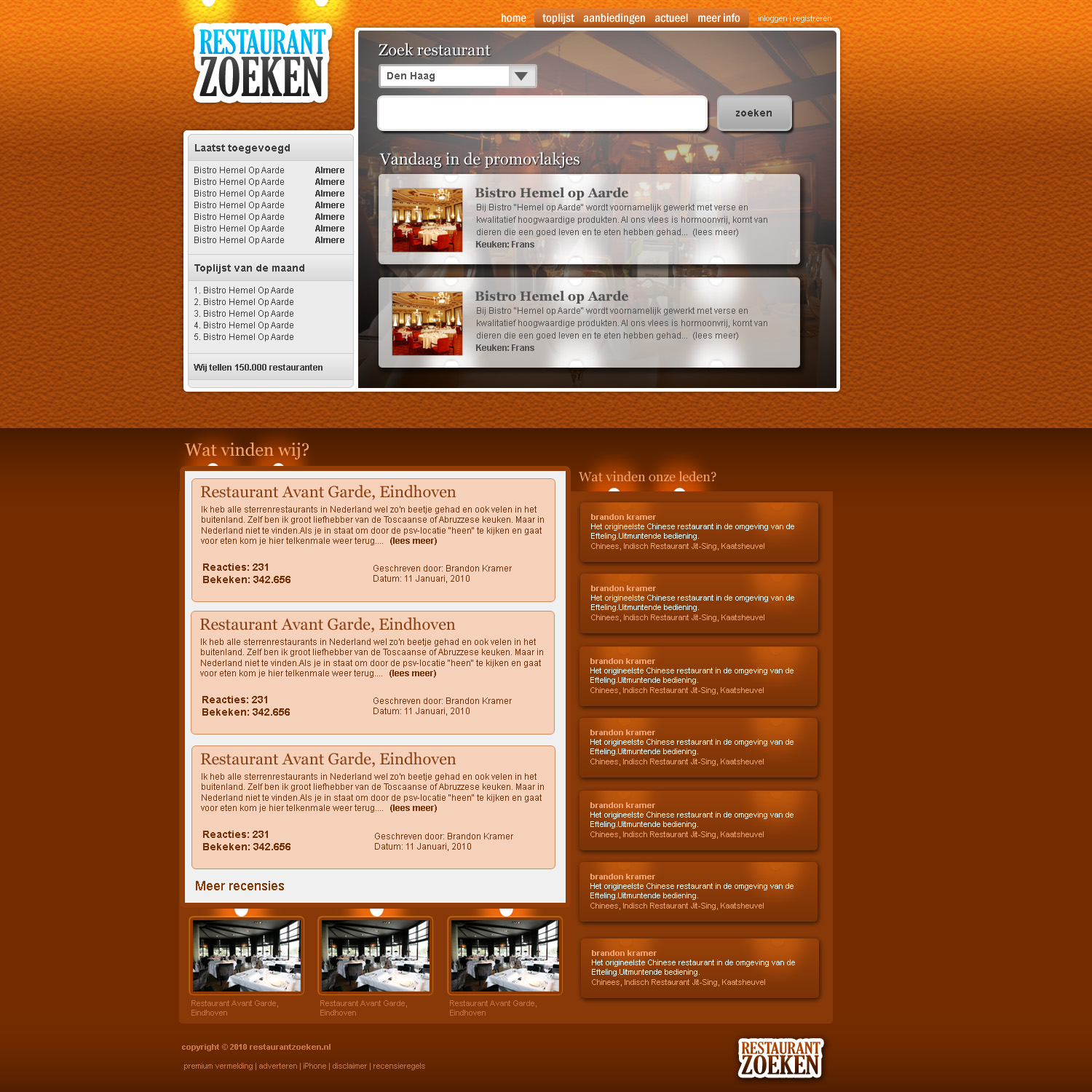 Restaurant zoeken Layout-homepage-jpg