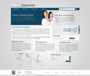 Helpdesk layout-hospital-png