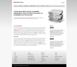 Strakke en modern webhosting layout.-pagina2-png