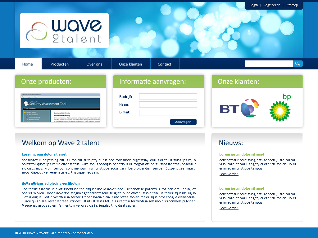 Strakke bedrijfs lay-out-wave-jpg