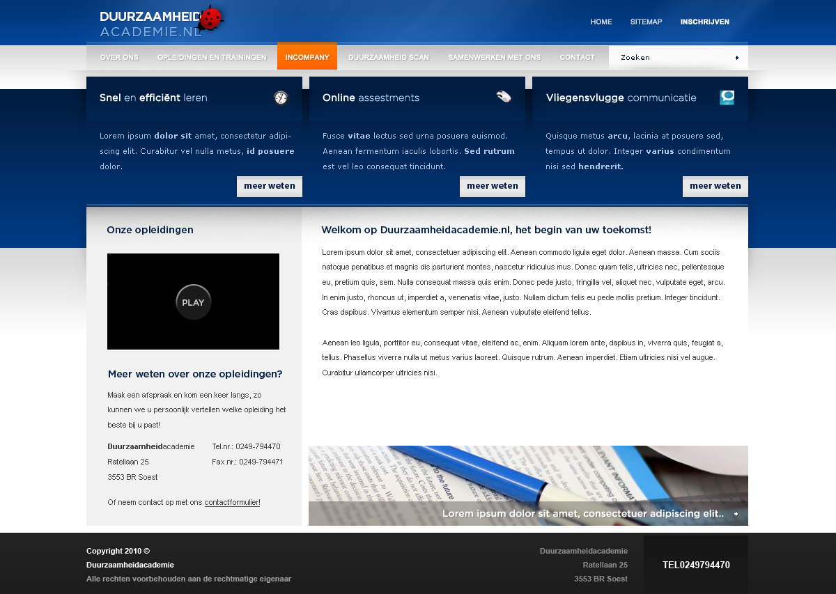 Zakelijke layout-layout-png