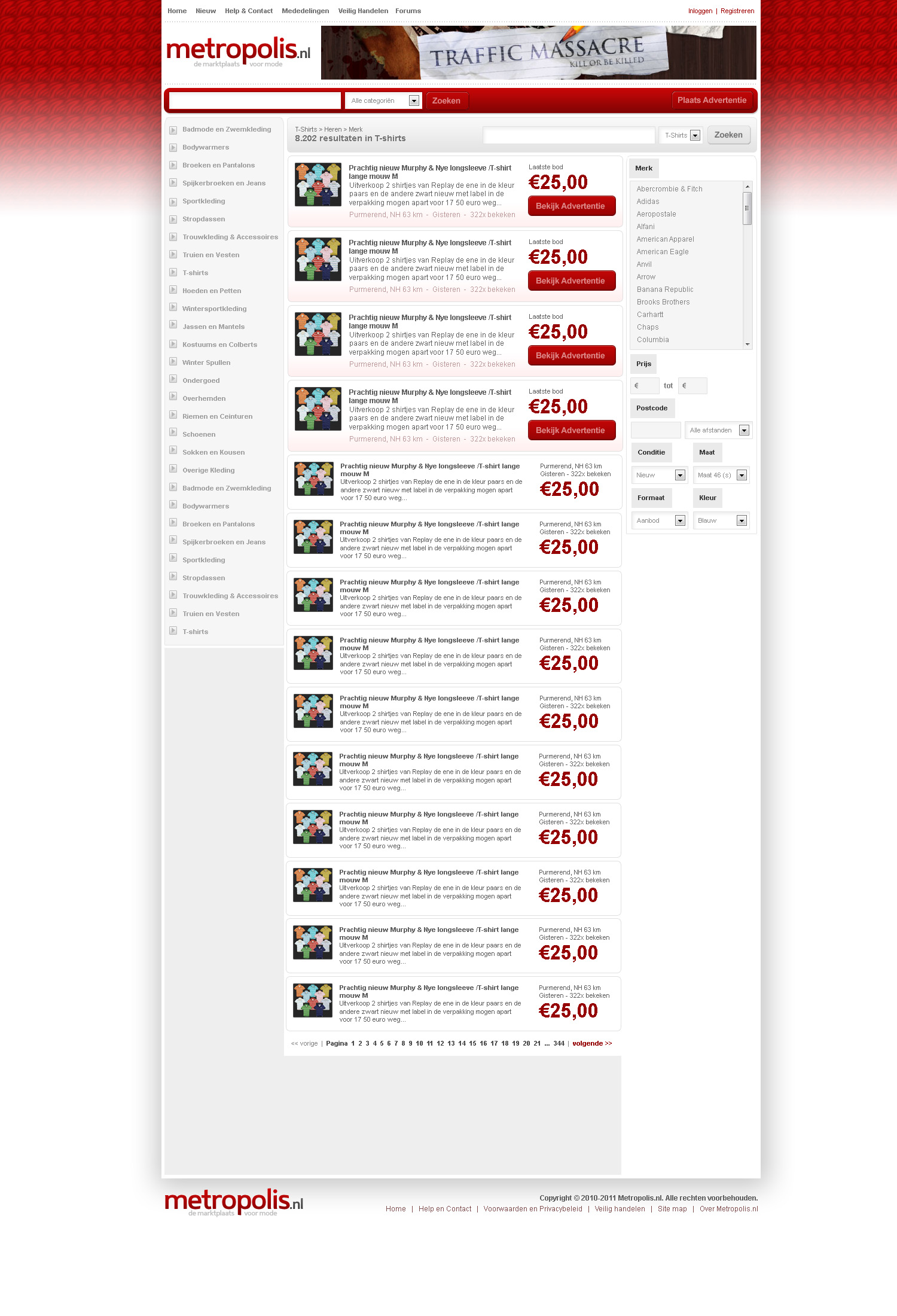 Marktplaats voor mode/kleding layout-resultaten-jpg