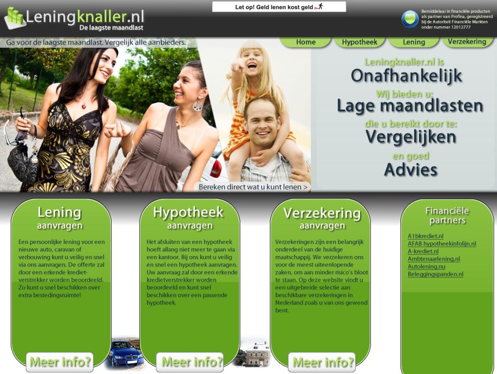 Lening website template-leningknaller-jpg