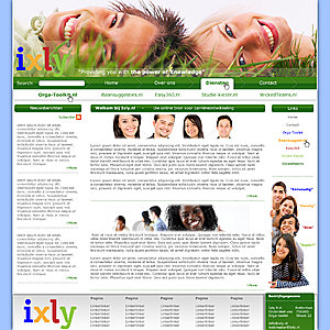 Frisse groene zakelijke layout inc. logo-ixly2-copy-jpg