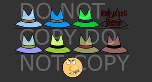 Maffia cartoon hoofd met een aantal hoeden-maffiaman-png