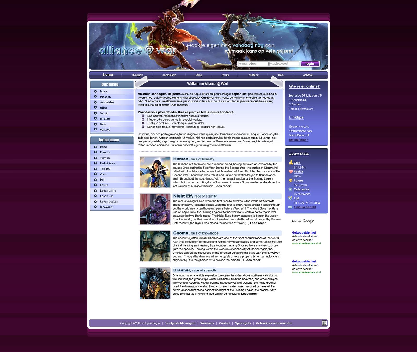 Layout voor een webgame-alliance3-jpg
