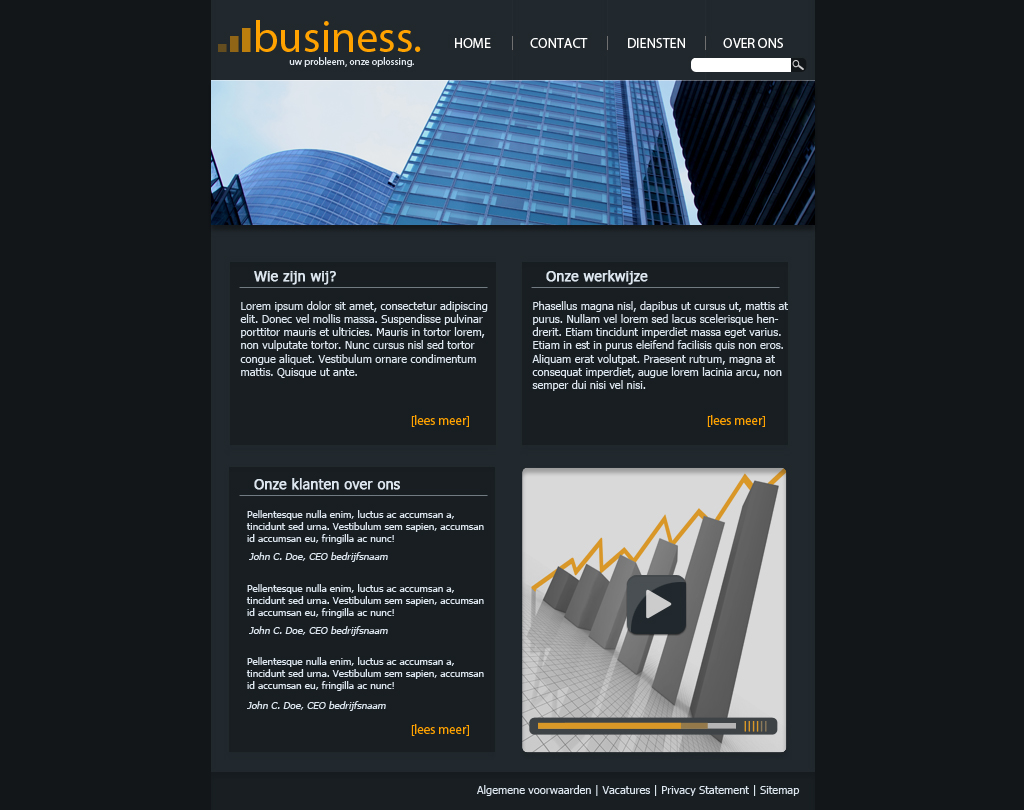Strakke Zakelijke Layout-layout-business-jpg