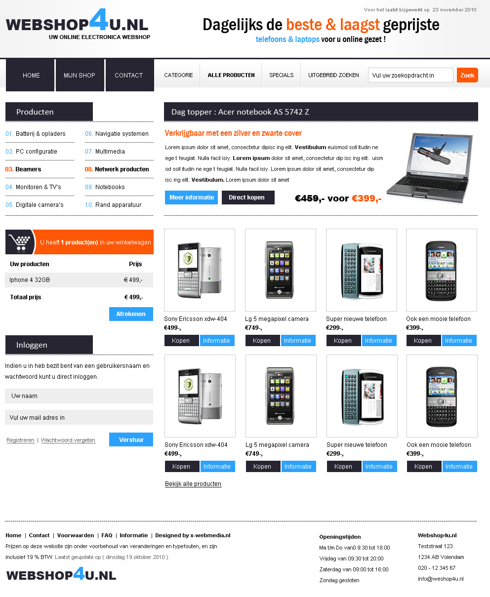 Mooi webshop ontwerp inclusief 3 extra pagina's-shop-jpg
