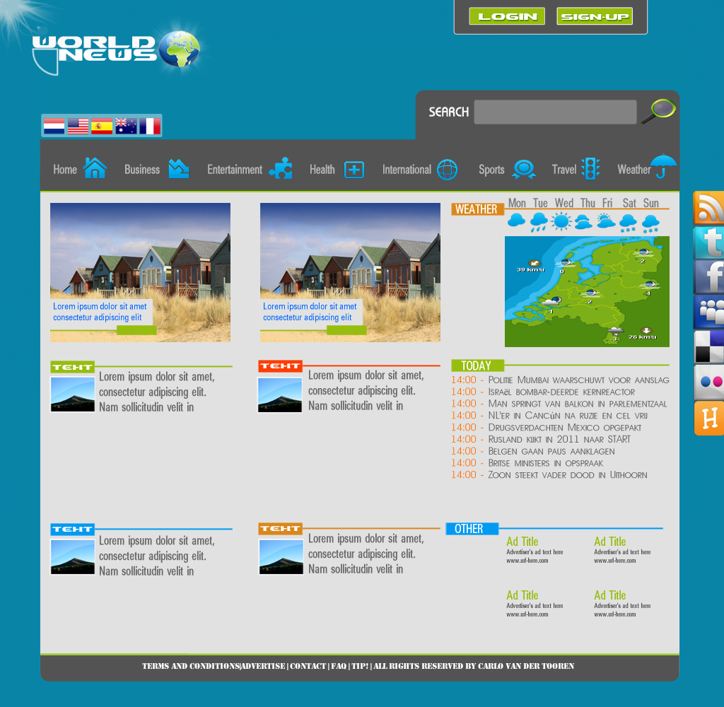 Aantrekkelijke Nieuws layout-world-news-jpg