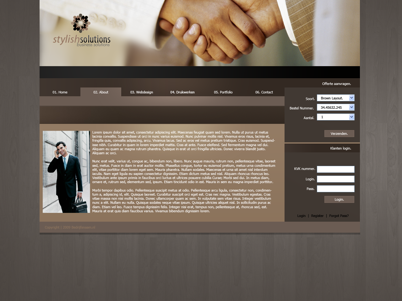 Zakelijke layout-company-png
