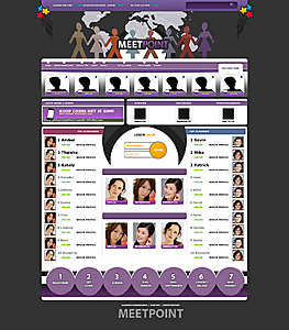 MEETING / DATING Weblayout.-meetpoint_design-jpg