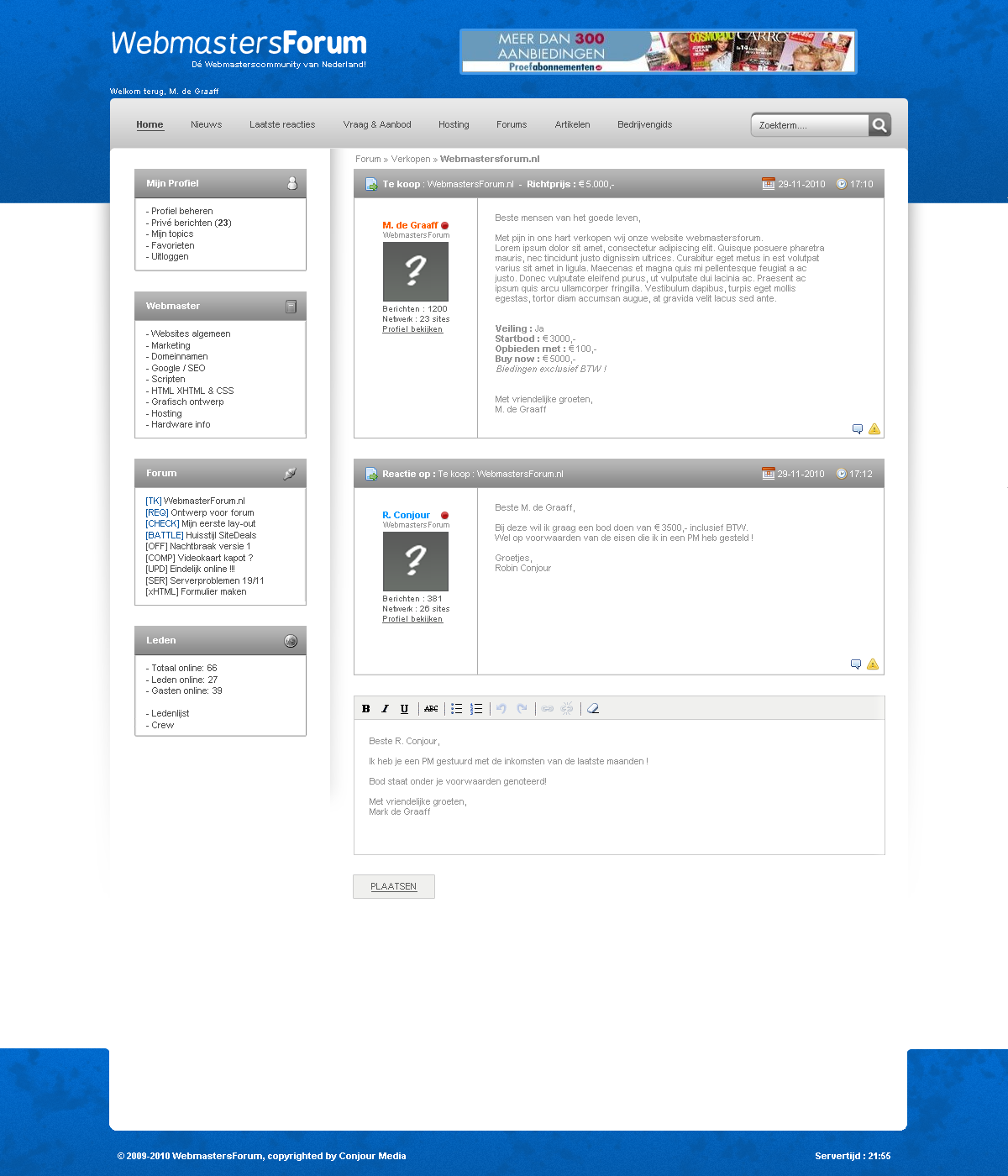 WebmasterForum Layout-webmastersforum-png