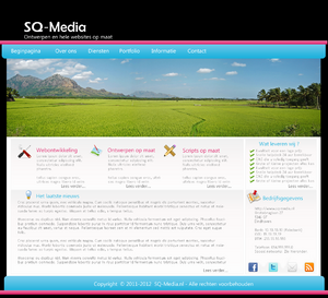 Frisse zakelijke lay-out-zakelijkeportfolio-png