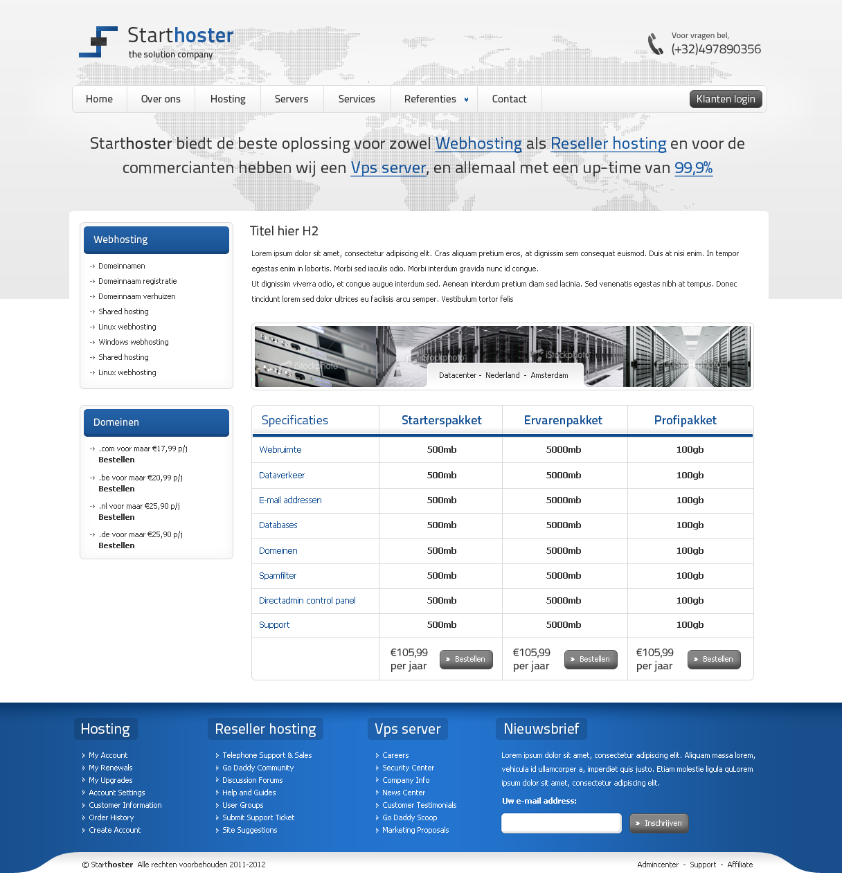 Professionele Hosting layout 3pagina's-subpagina-png