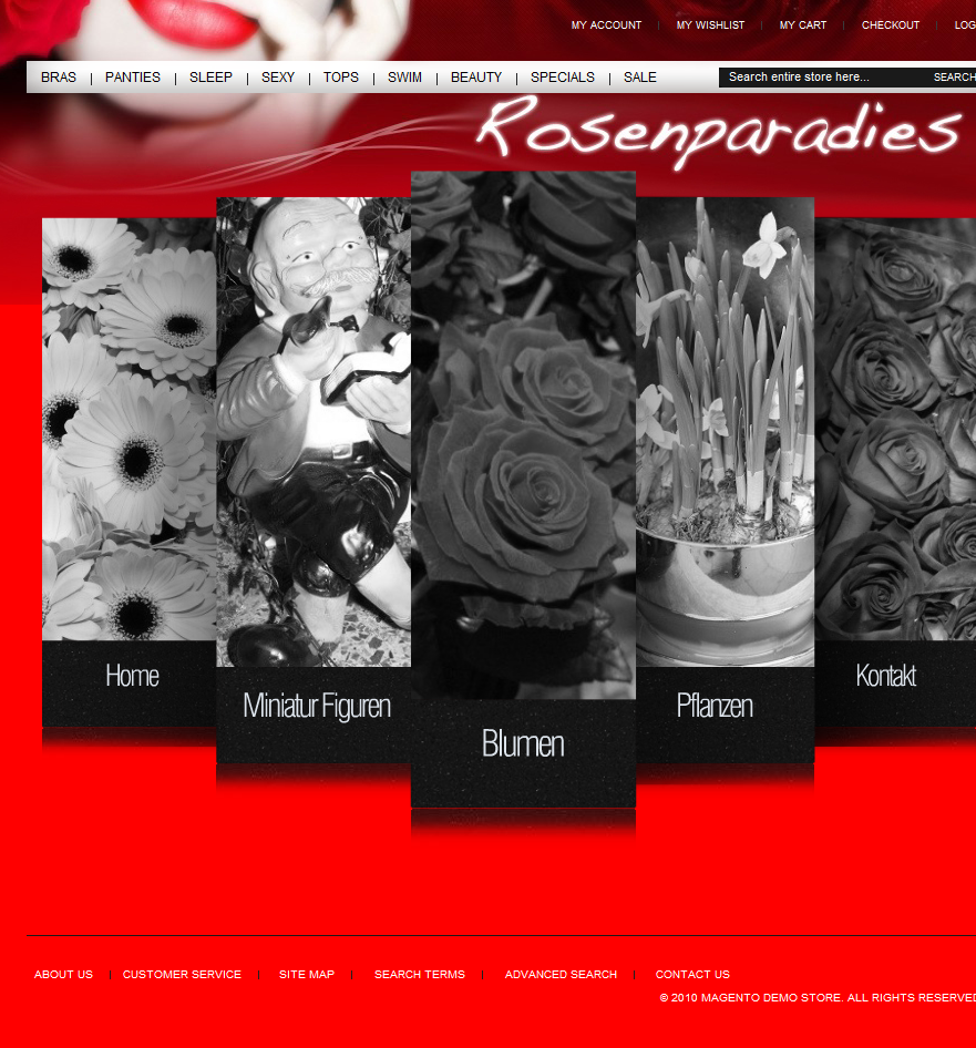 Magento lingerie template (flash)-rosenparadies-png