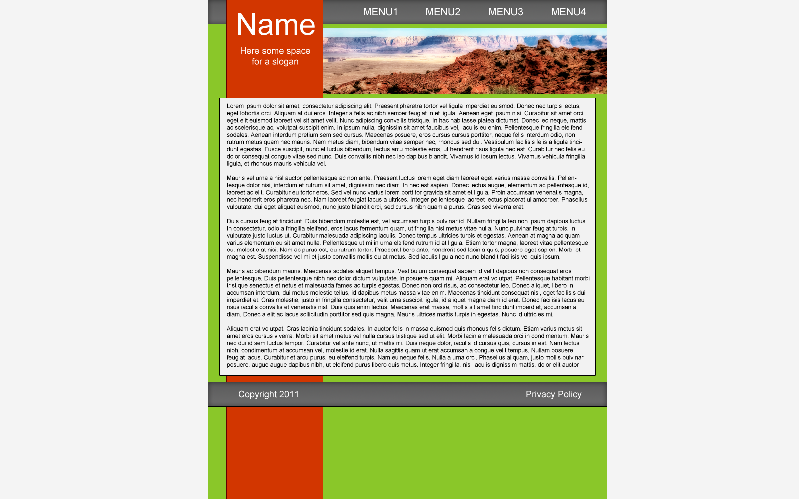 Simpele layout-template-png