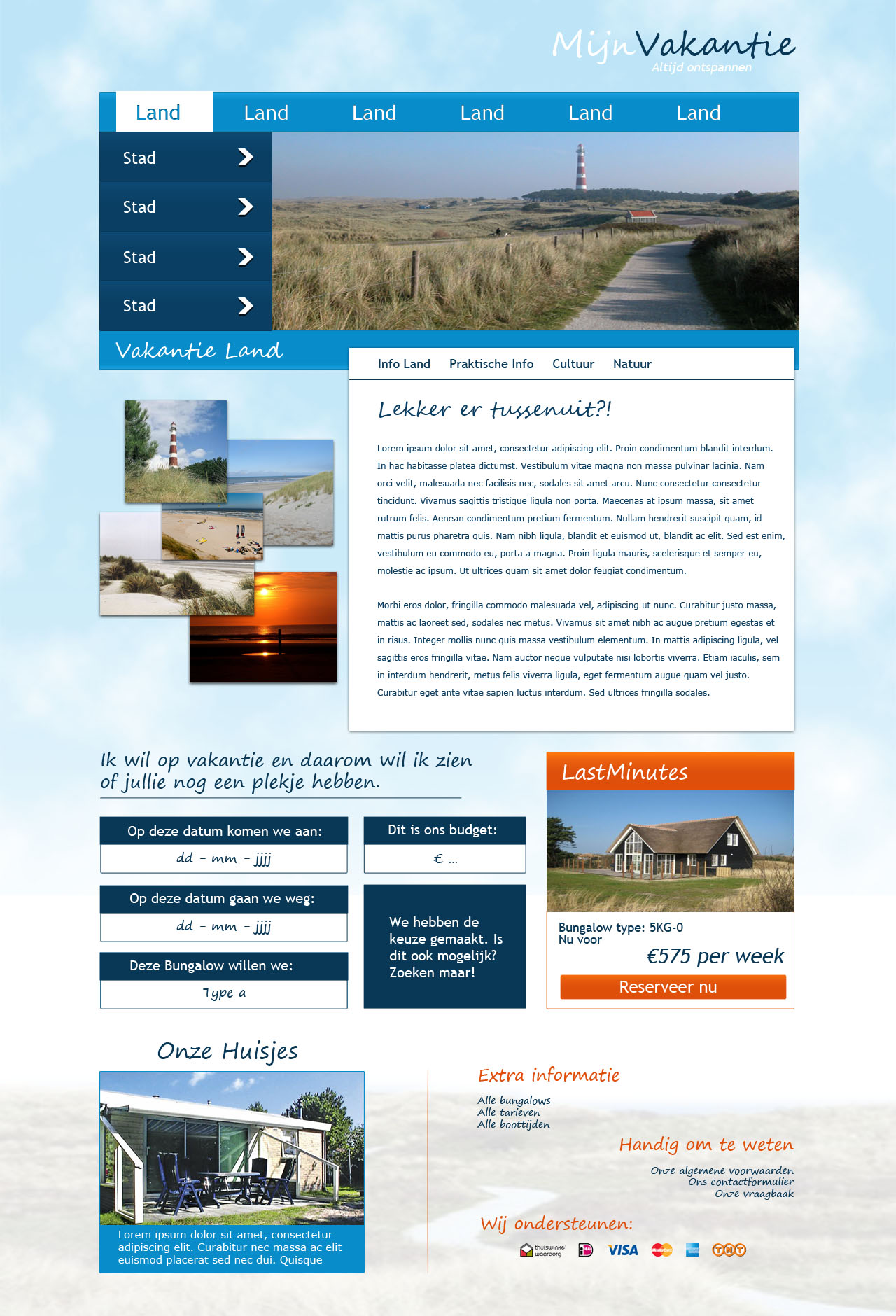 Vakantie layout! Te gebruiken voor elk soort vakantieland-verkoop-goameland-jpg
