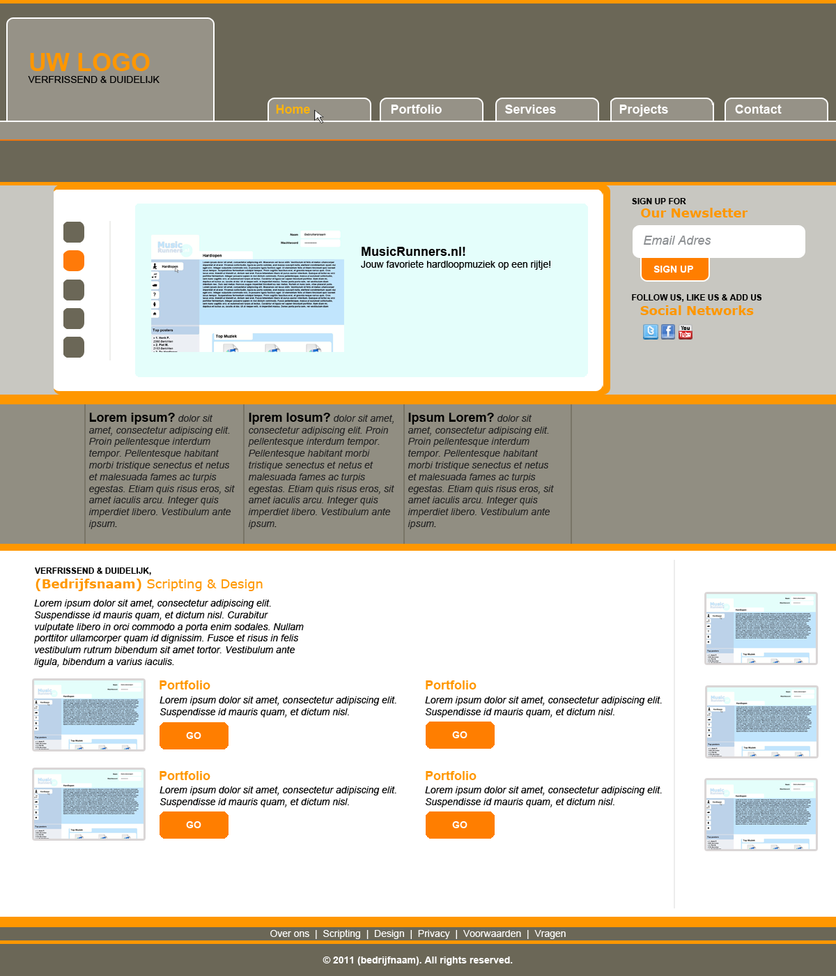 Zakelijke Lay-out (verschillende doeleinden)-portfolio-design-png