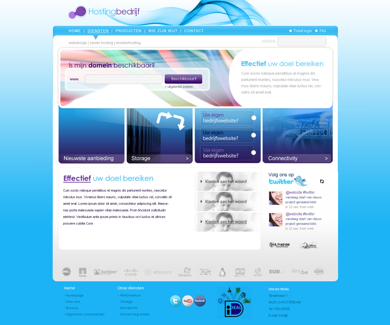 Moderne 2.0 hosting/web layout-hostingsite_homepage-jpg