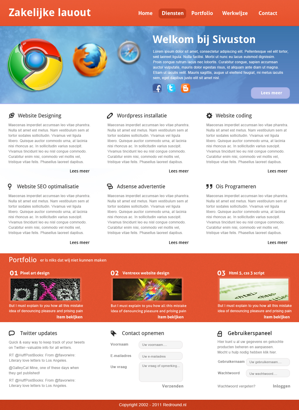 Zakelijke layout-page-jpg