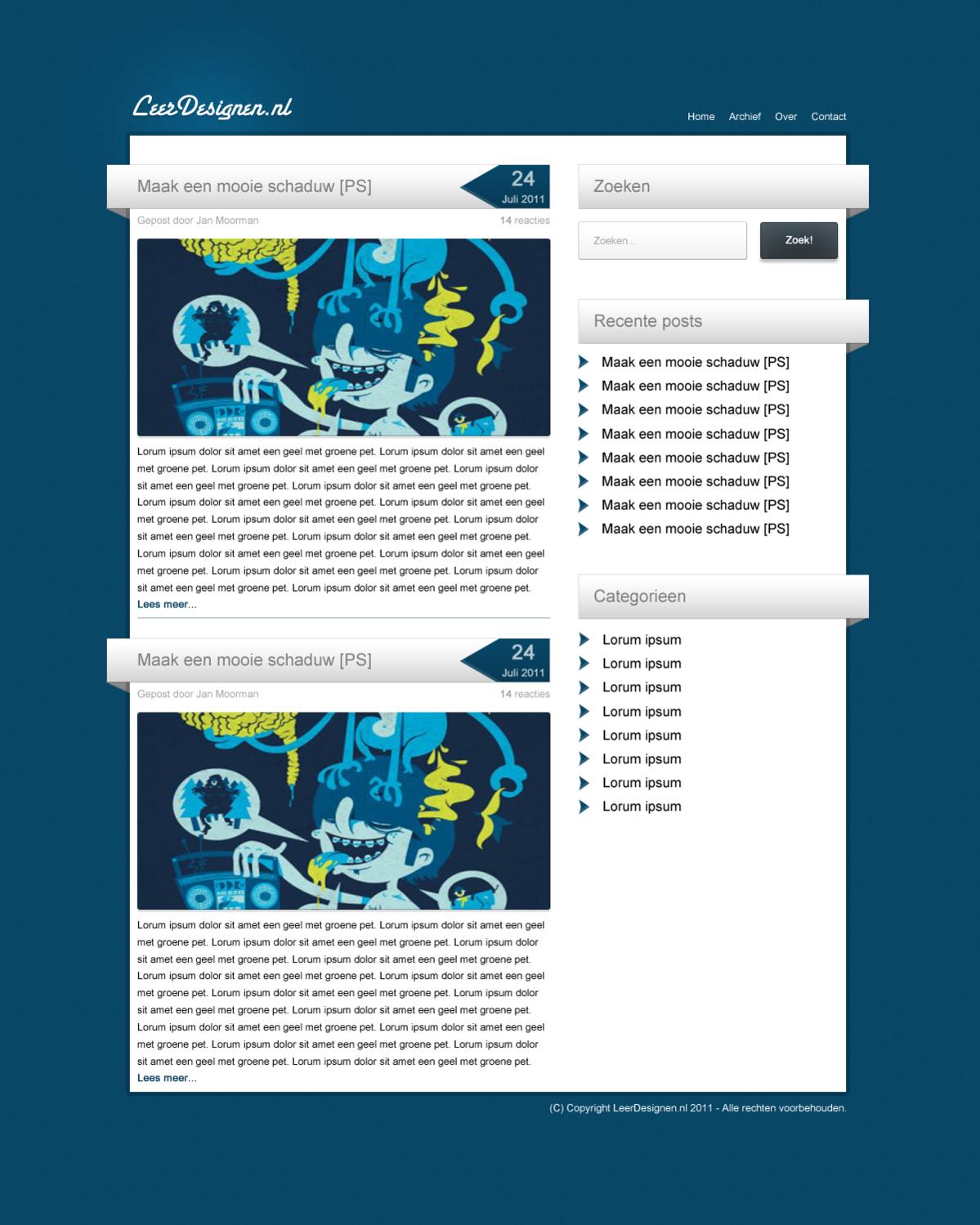 Strakke wordpress layout-leerdesignen-jpg