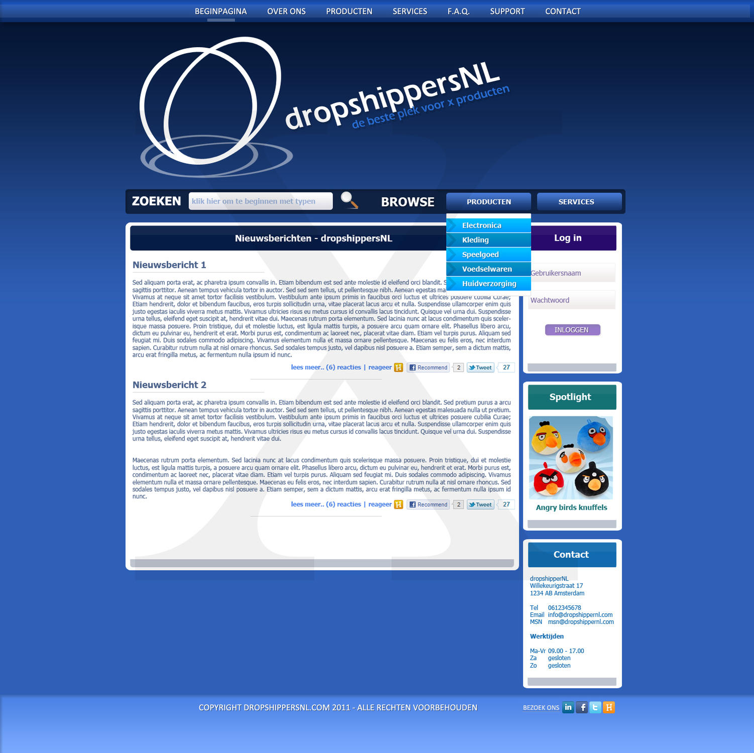 Zakelijke blauwe layout (meerdere doeleinden)-dropshippers-jpg