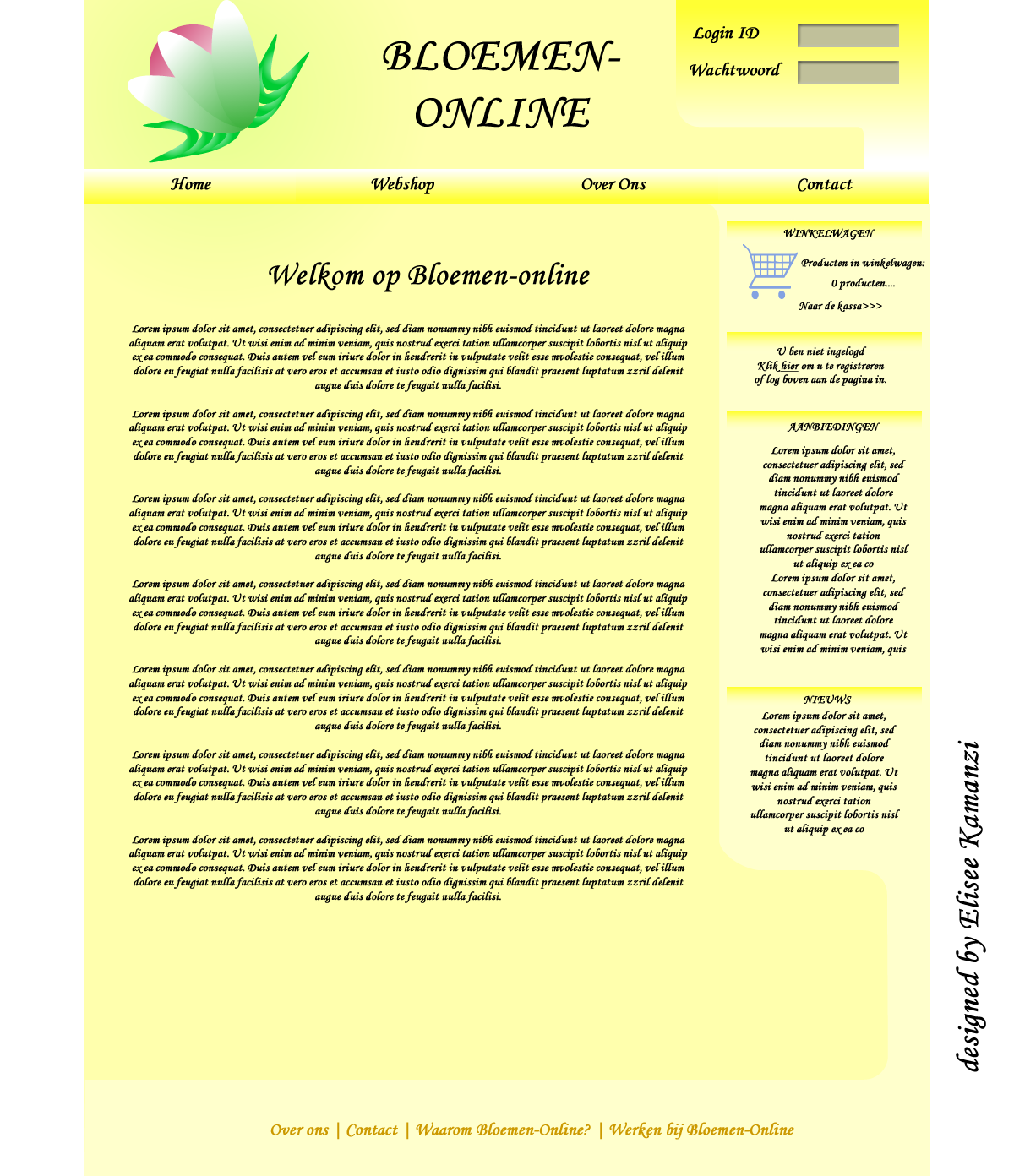 Vrolijke webshop lay-out-bloemenshop-lay-out-png