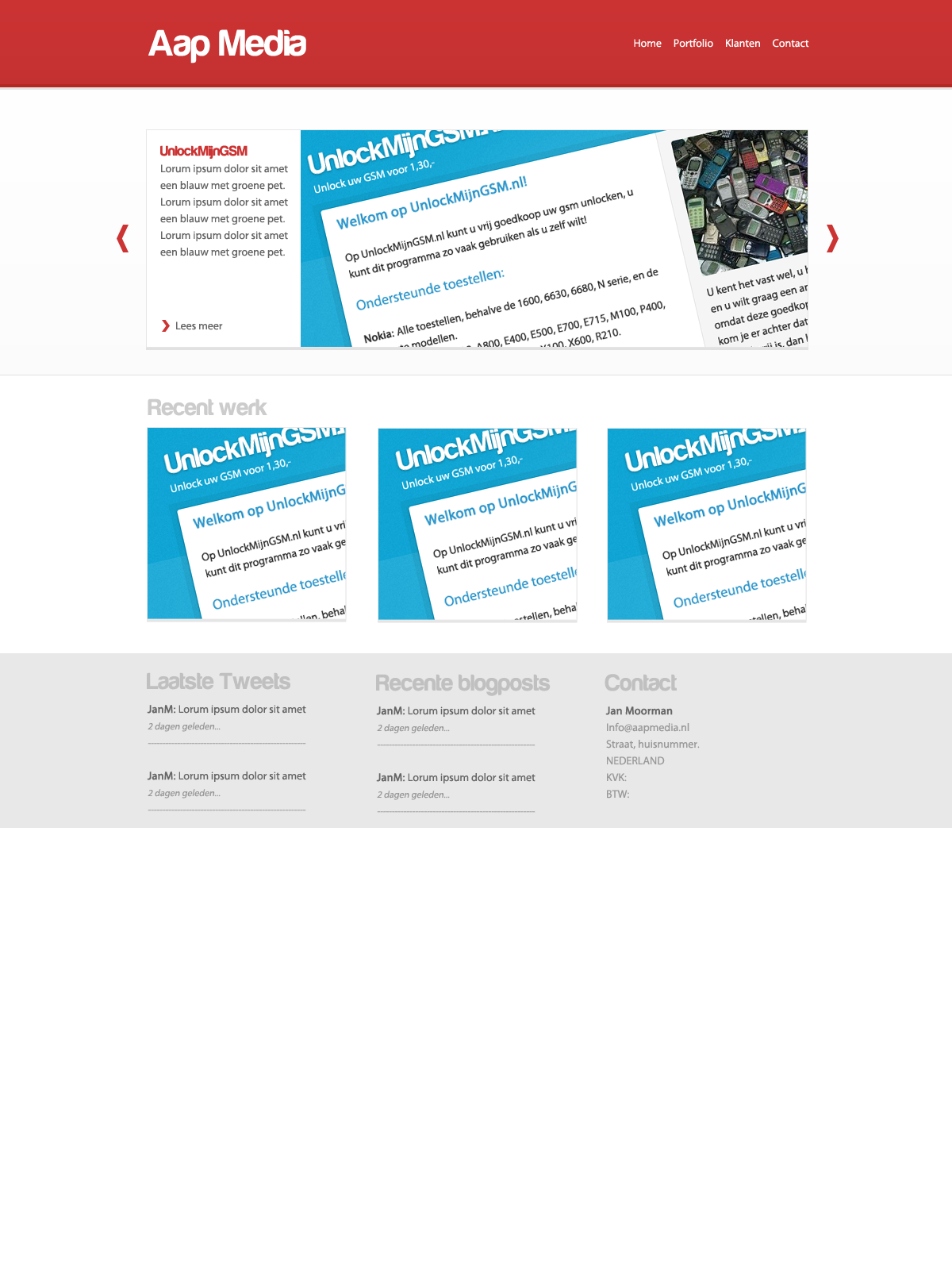 Nette portfolio template-home-png