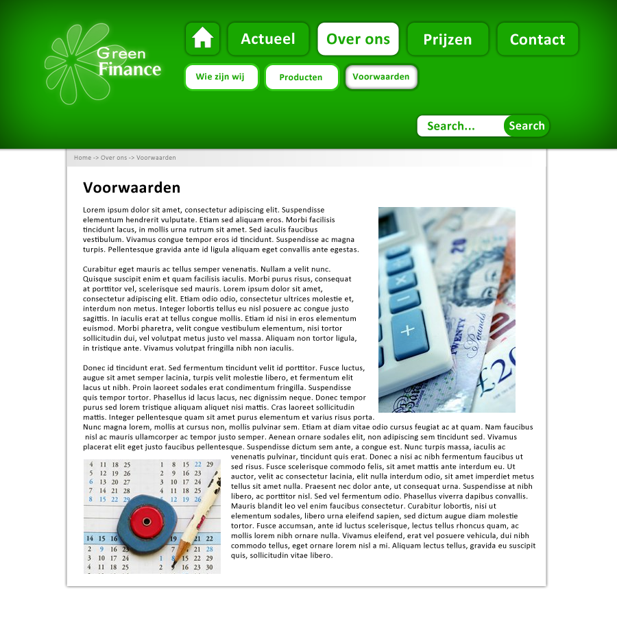 Groene frisse template-green-finance-png