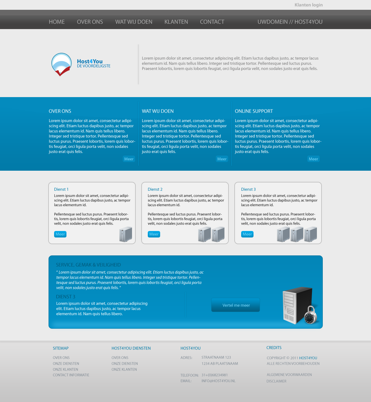 Strakke bedrijfs layout-layout-png