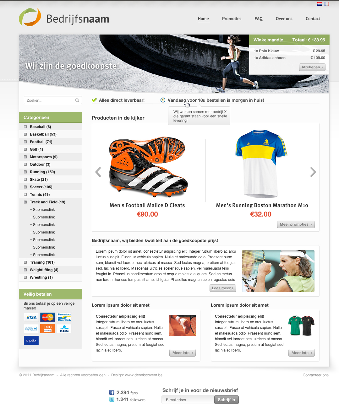 Frisse strakke webshop layout-layout-jpg