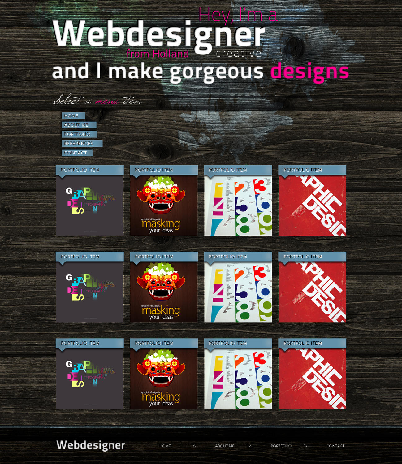 Portfolio layout-webdesigner-jpg