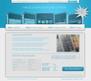 Mooie IPHONE verkoop site layout-layout-verkoop-png