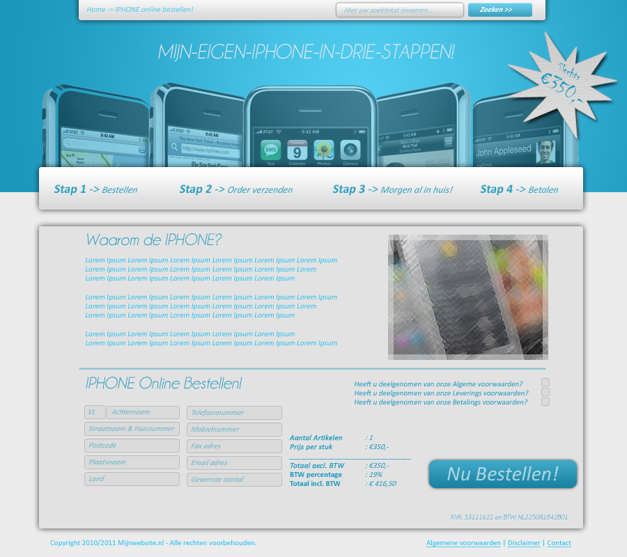 Mooie IPHONE verkoop site layout-layout-verkoop-png