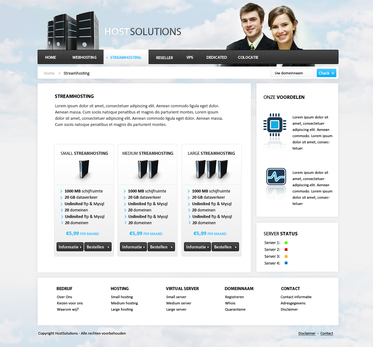Hostinglayout met 4 subpagina!-hostsolutions-streamhosting-jpg