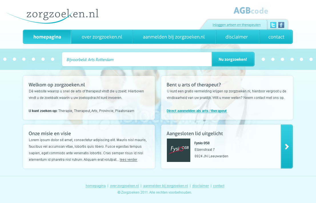 Minimalistisch website ontwerp-zorgzoeken-jpg