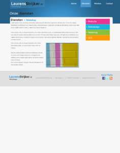 Mooie frisse Portfolio layout! - 4 pagina's-ontwerp-sub-blauw-png