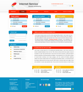 Kleurrijk creatief hosting design-index-png