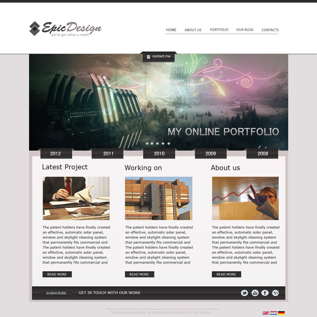 Portfolio Layout (In verschillende Kleuren)-home-page-black-jpg