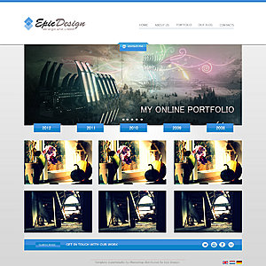 Portfolio Layout (In verschillende Kleuren)-portfolio-page-blue-jpg