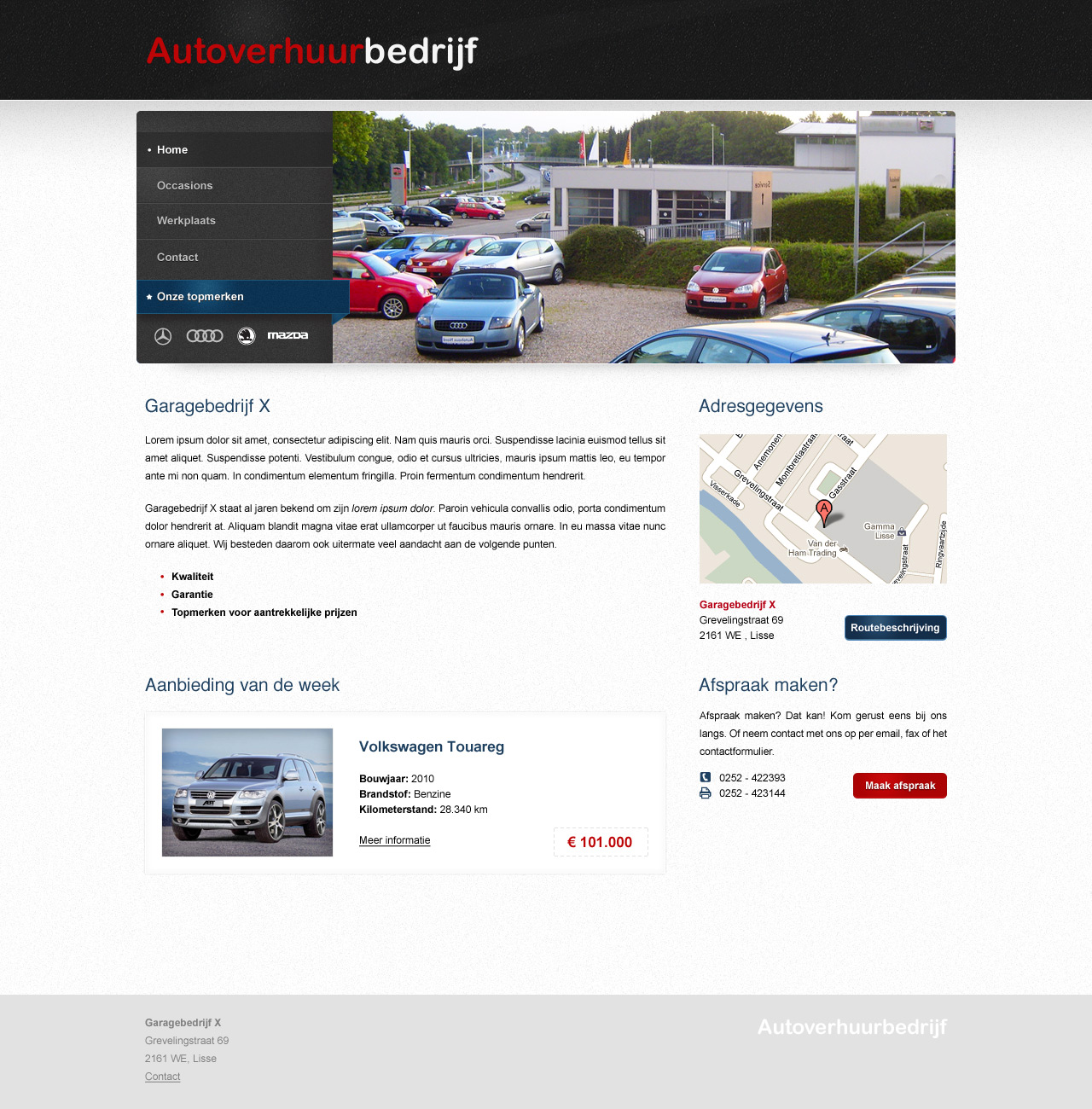 Strakke Garage/auto bedrijf layout-garagebedrijf-jpg