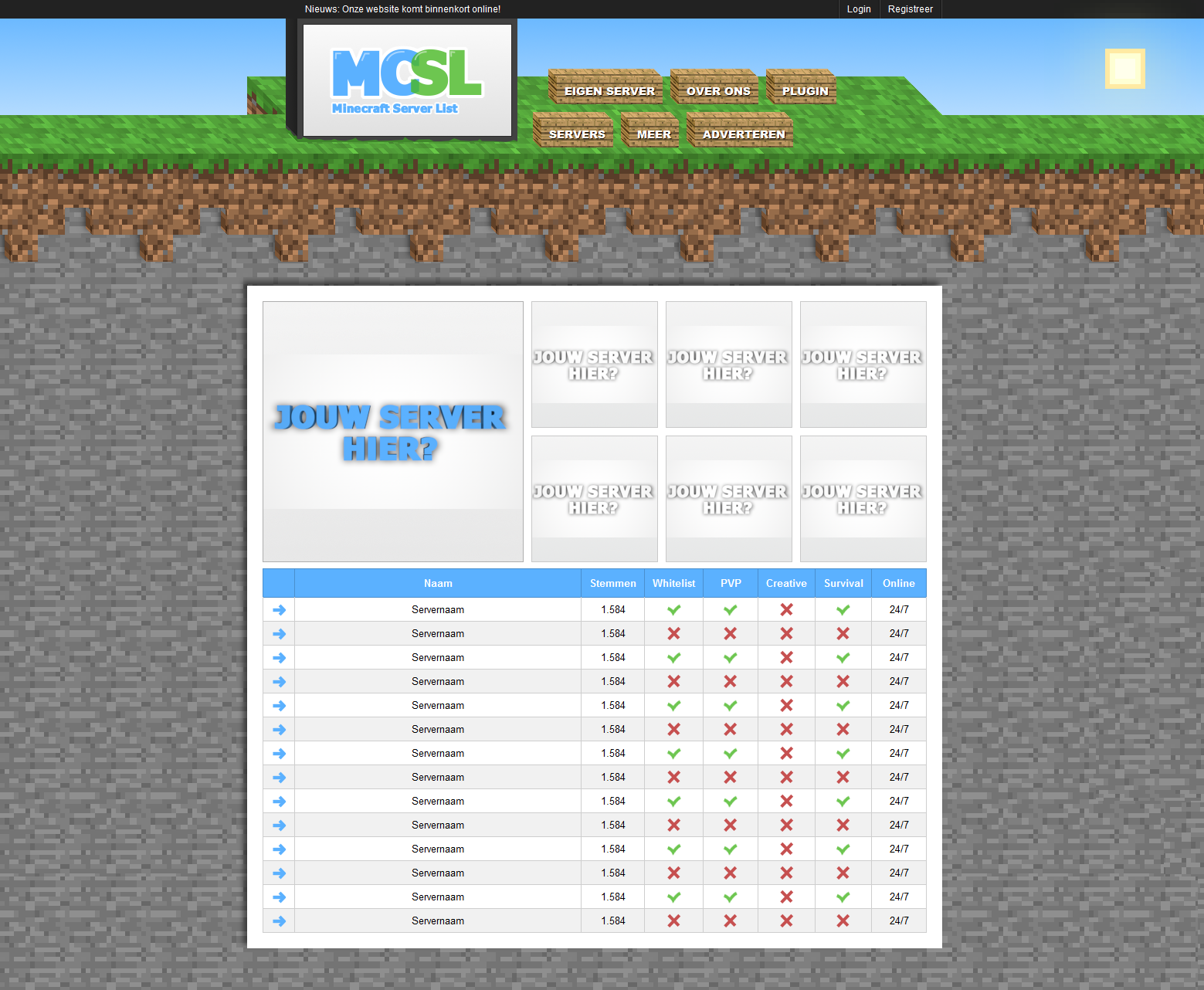 Minecraft Server Lijst-mcserverlist-png