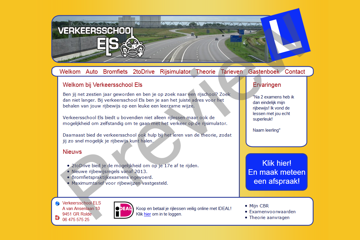 Rijschool lay-out-screenshot-png