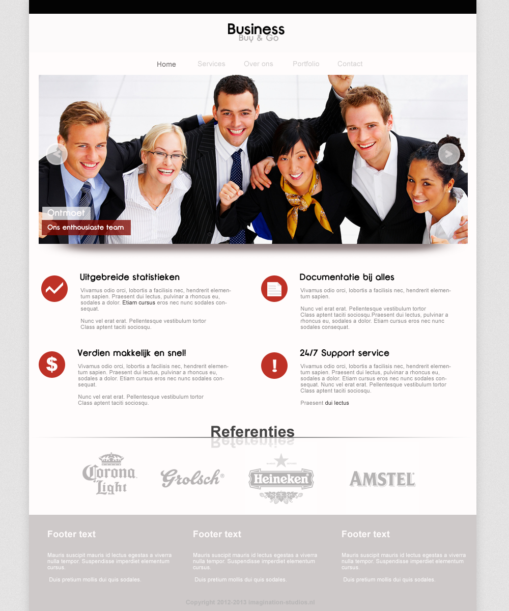 Strakke business layout voor meerdere doeleinden-layout-png