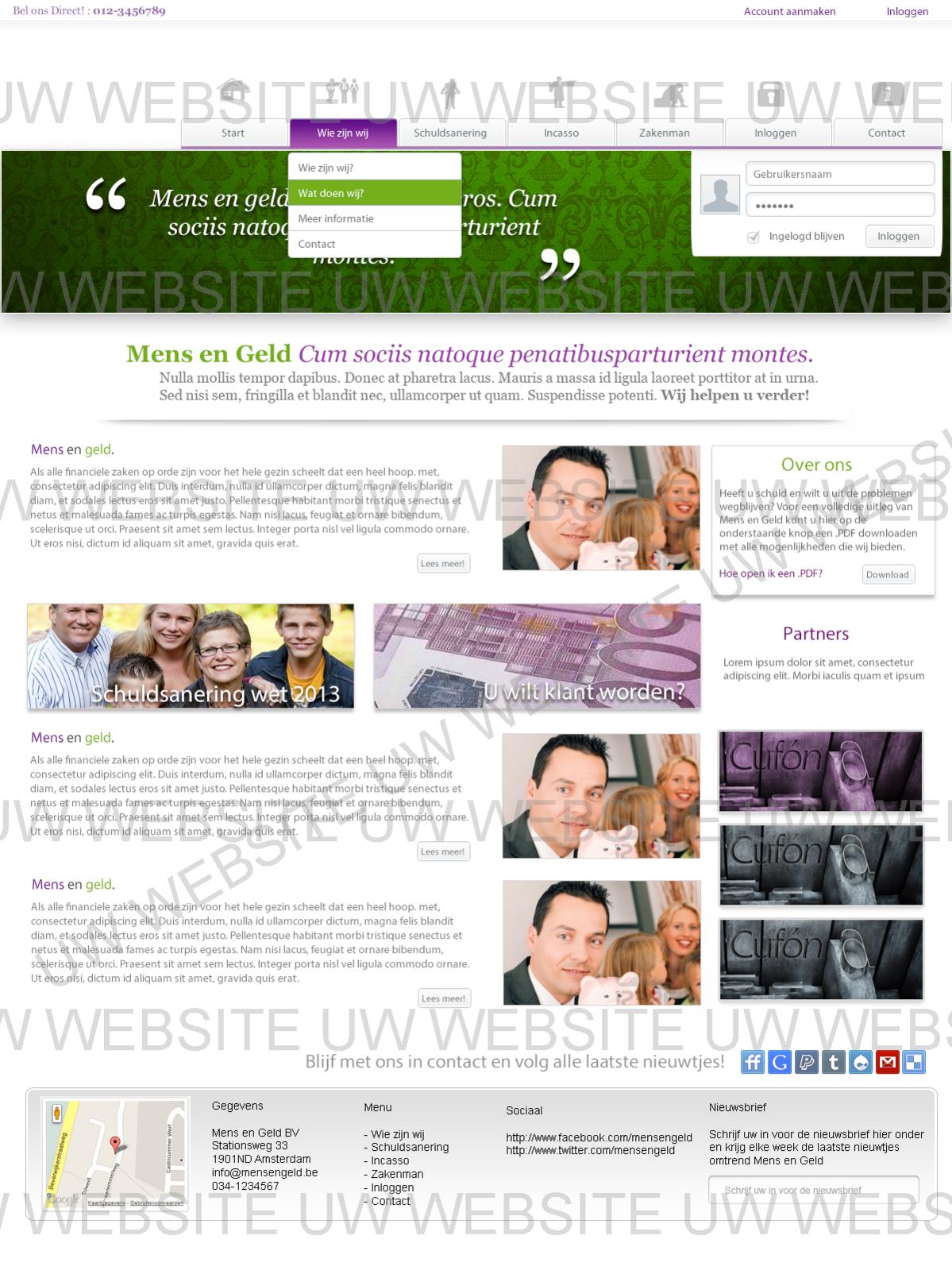 Professionele Bedrijfs Layout-sitedeals-jpg