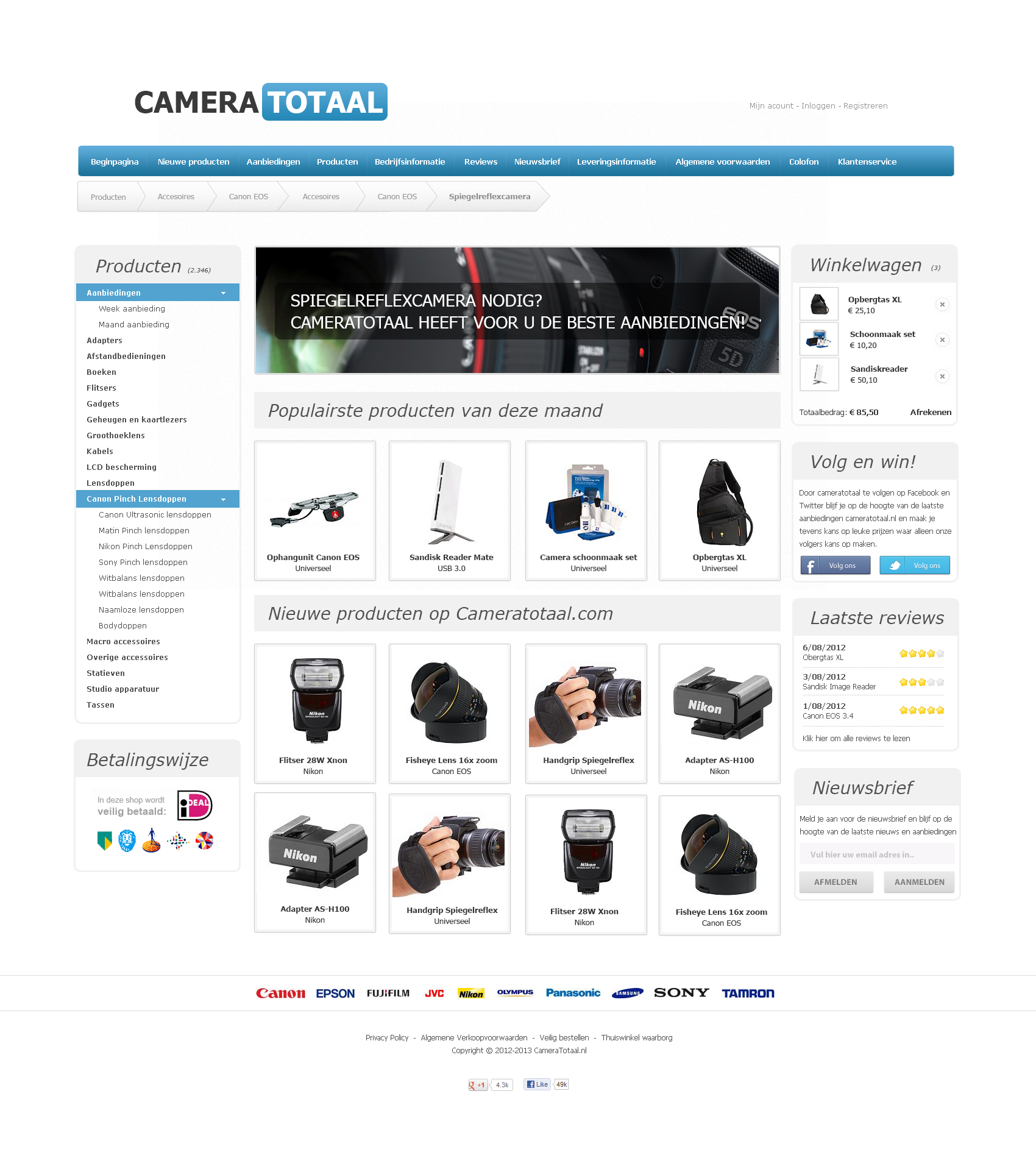 Camera webwinkel layout-cameratotaalpreview-png